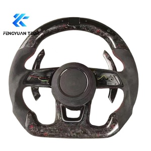 Volant en fibre de carbone pour <span class=keywords><strong>Audi</strong></span> A1 A3 A4 A5 A6 A7 C5 C6 C7 C7.5 C8 B6 B7 B8 B8.5 B9 Gb 8v 8p 8y B10 RS5 RS6 RS7 S5 S6 S7 - Product Image 3
