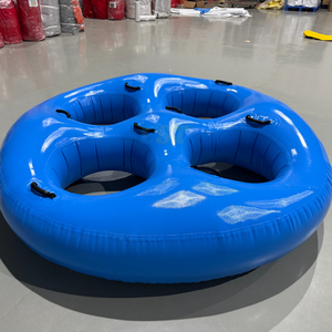 Divertido Juego Inflable de Carreras al Aire Libre, Juego Inflable de Trabajo en Equipo para 4 Personas, Juego de Desafío de Correr Juntos - Product Image 3