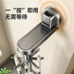 ตะขอแขวนสุญญากาศแบบหมุนได้สำหรับห้องครัว ติดผนังอเนกประสงค์ สำหรับเก็บตะหลิว ช้อน หม้อ รูปตัว L - Product Image 1