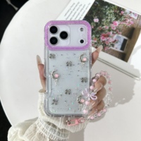 Funda Protectora para Teléfono XIAOMI 17T PRO 5G, Diseño Brillante con Cadena de Perlas, TPU+PC, Resistente a Impactos, Precio Directo de Fábrica