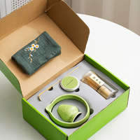 Vente en gros coffret cadeau personnalisé Matcha fouet en bambou bol en céramique kit de fouet Matcha pour outils à thé