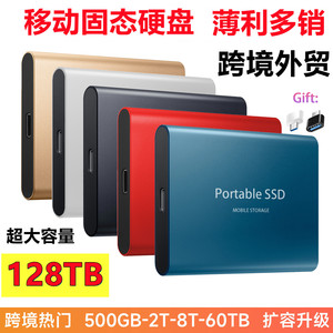 Portable SSD 64TB Mobile Storage High Speed Data Transfer Gold Color Adapter & Cable Included Licensed Private Label - Product Image 4