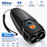 Répulsif à ultrasons pour chien, rechargeable, avec LED stroboscopique, dispositif portable d'entraînement pour la sécurité des promenades en extérieur
