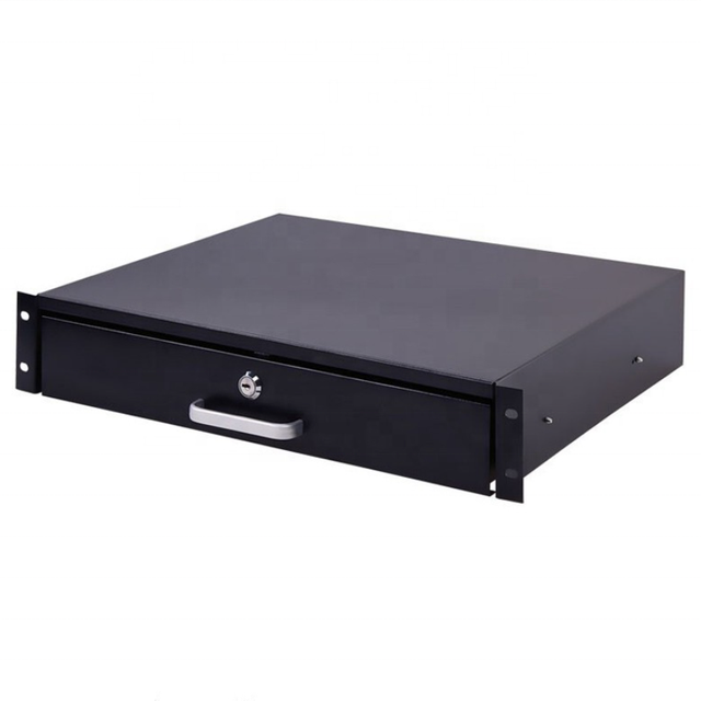 Bolein 2U Server Rack Drawer 19-inch Network Cabinet Accessories Safety Storage Box Sliding Cantilever Shelf