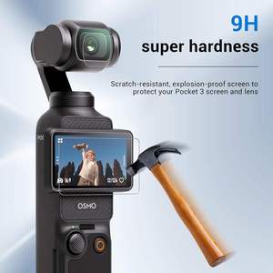 Protector de Pantalla de Vidrio Templado para Cámara DJI Osmo Pocket 3, Dureza 9H, Antirrayas, Borde Curvo, Ultra Transparente, LCD - Product Image 5