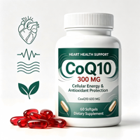 Capsules de Coenzyme Q10 Ubiquinol Cq10, 60 unités, complément alimentaire pour le soutien immunitaire, extrait naturel, unisexe, meilleur prix