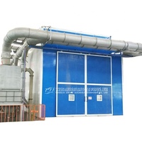 Cabina de Sandblasting Automática para Camiones Cisterna |   Cámara de Pulverización Industrial de Alta Eficiencia con Certificación CE y Colector de Polvo