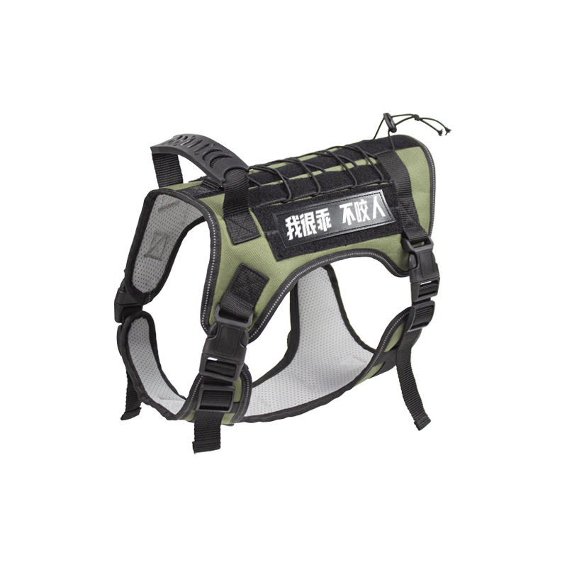 อุปกรณ์หน้าอกยุทธวิธี-สีเขียวทหาร