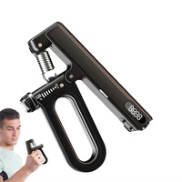 CW HGP027 Entraîneur de force de préhension réglable en acier et caoutchouc (10-120 kg) avec compteur électronique et fonction de relaxation musculaire – Meilleures ventes