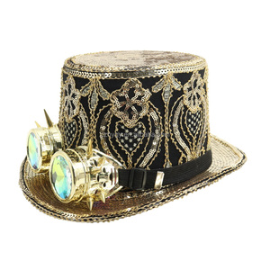 Sombrero de fiesta de hombre ardiente de lentejuelas de <span class=keywords><strong>Halloween</strong></span> y Carnaval para decoraciones festivas - Product Image 4