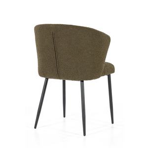 Sillón de Diseño Moderno y Lujoso para Sala de Estar, Tapizado en Tela, con Brazos de Metal Negro, Sillas Reales para Muebles de Sala de Estar - Product Image 5
