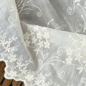 China Wholesale Bridal Lace Fabric Embroidery Textile Accessories Fashion Fabric