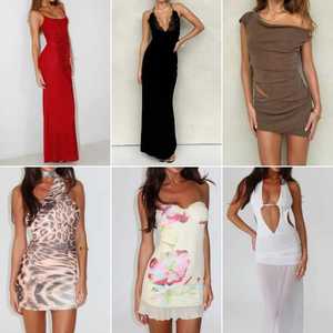 Wholesale Women's Summer Fashion Slim Fit <b>Mixed</b> Dress Inventory Randomly Shipped - Product Image 1