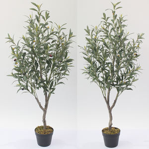 <span class=keywords><strong>Vendita</strong></span> calda alberi artificiali piante Decorative finte per l'home Office Lobby albero di eucalipto <span class=keywords><strong>olivi</strong></span> artificiali - Product Image 2