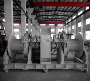 เครื่องกว้านกลองคู่สำหรับเรืออะไหล่เรือไฮดรอลิกไฟฟ้าแบบเฟืองเดี่ยว - Product Image 3