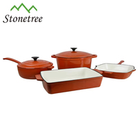 Batterie de cuisine en fonte émaillée pour restaurant