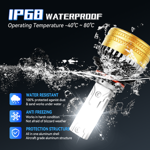 Bombilla LED para Faros Delanteros de Coche H13 H1 H3 9005 9006 H11 H7 H4 Prius, 20000LM, IP68 Impermeable, 150W, Fácil Instalación - Product Image 5