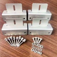 Supports de montage en Z pour panneaux solaires en alliage d'aluminium robustes, installation stable et durable pour toit de camping-car, toit de bus, pont de bateau
