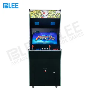 Game yang dioperasikan koin 26 inci Led tegak 3d kabinet game arcade 4188 dalam 1 kotak permainan arcade street fighter