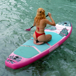 Planche à pagaie debout <span class=keywords><strong>gonflable</strong></span> <span class=keywords><strong>rose</strong></span> OEM planche SUP polyvalente planche de carrosserie - Product Image 6