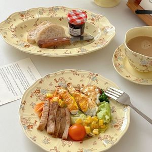 New Model Customized White Pattern Stoneware Dinnerware Sets Dishwasher Safe Eco Friendly Durable Wholesale - Product Image 6