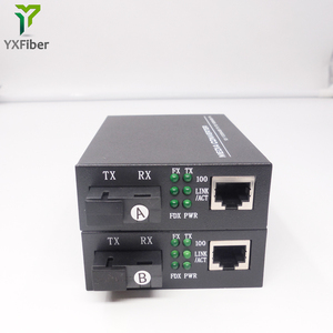 Sợi đơn SM 10/100Mbps 1g1e Gigabit chuyển đổi quang học RJ45 Ethernet sợi Quang Phương tiện truyền thông chuyển đổi - Product Image 2