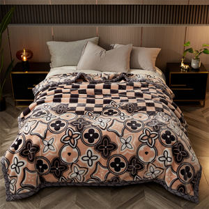 Manta Raschel <span class=keywords><strong>de</strong></span> Estilo Coreano, Tejida, Gruesa, Suave, Ecológica, Agradable al Tacto, para Todas las Estaciones, Personalizable - Product Image 5