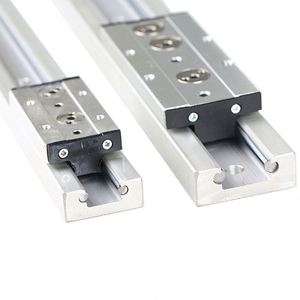 Rail de guidage linéaire argenté de 47 mm de largeur, type intégré, double <span class=keywords><strong>axe</strong></span> avec verrouillage, pour caméra, SGB20N-3 SGB20N-4 SGB20N-5, roues SGR20N - Product Image 2