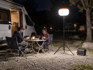 Luminaria de Trabajo Inflable con Forma de Globo LED, Luz Blanca Difusa Montada en Trípode para Renovación del Hogar, Campo, Camping, Sitios de Emergencia - Product Image 4