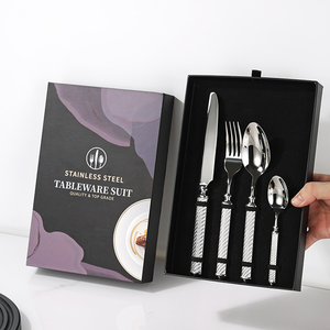 Vaisselle occidentale moderne, couteau, <span class=keywords><strong>fourchette</strong></span> et cuillère, argenterie vintage, vente en gros, vaisselle chinoise en acier inoxydable bon marché - Product Image 4