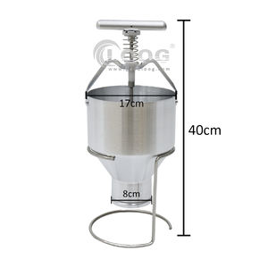 Gıda makineleri Donut yapma makinesi fabrika toptan Mini paslanmaz çelik çörek üreticisi manuel çörek dolgu - Product Image 2