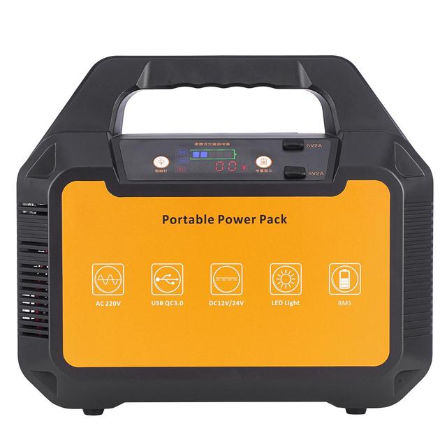 1000W Portable Solar Generator Lithium Battery  Mobile Phone Laptop Camping