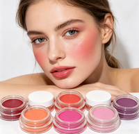Palette de fard à joues crème longue tenue, imperméable, personnalisée OEM, maquillage minéral, fini mat, pour peaux claires et foncées, pigmenté, 5g