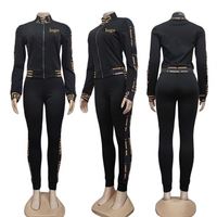 Ensemble deux pièces de luxe en coton 100 % pour l'été, tendance mode, marque de créateur, survêtement de cyclisme décontracté, haute qualité, vente chaude
