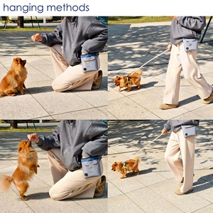 Échantillon gratuit, sac à friandises pour chien réutilisable personnalisé, fermeture magnétique, sac à friandises en silicone pour chat, équipement d'entraînement durable, tissu - Product Image 6