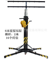 Support de levage robuste de 19 pieds pour écran LED, éclairage, truss, tour de sonorisation Line Array, tour de levage truss et support à manivelle