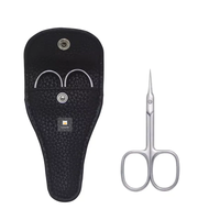 Ciseaux à poils de nez en métal durables et pratiques, à pointe arrondie, pour la sécurité, la coupe des ongles et des cuticules, ciseaux de beauté