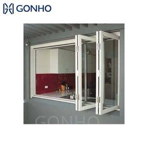 Cửa sổ trượt bằng nhôm gonho gấp bên ngoài cửa sổ gấp bi chống trộm cửa sổ kính gấp - Product Image 5