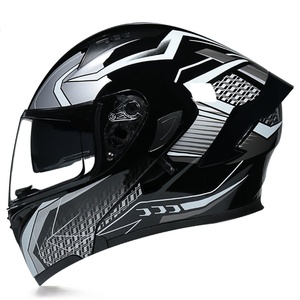 Nouveau casque de moto intégral XL Predator Design, coque en PC, pour motocross, vélo et cyclisme, état neuf - Product Image 3