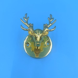 Zinc Alloy Deer Head <b>Cabinet</b> Handle Novelty Shape Durable <b>Rustic</b> Design For Wardrobe Wine <b>Cabinet</b> Drawer Hardware Accessory - Product Image 1