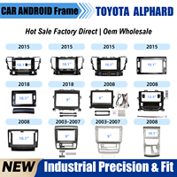 Cadre de tableau de bord en gros pour autoradio Android TOYOTA Alphard YARIS VITZ CROWN - Kit de façade pour écran de voiture