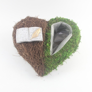 Jardinière en mousse naturelle de conception chinoise moderne, faite à la main, dernier modèle de <span class=keywords><strong>cache</strong></span> <span class=keywords><strong>pot</strong></span> pour l'extérieur, pour fleurs artificielles à la maison - Product Image 6