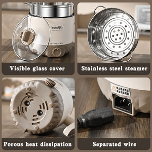 กระทะไฟฟ้าพกพาขนาดเล็ก YUEDISI พร้อมโลโก้สั่งทำ หม้อไฟฟ้าอเนกประสงค์ขนาดเล็ก หม้อต้มไฟฟ้า - Product Image 4