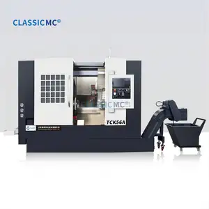 Slant Bed Cnc Lathe Y Axis With Cnc Lathe Turret Tck56a Cnc Turning Machine For Metal Hot Sale