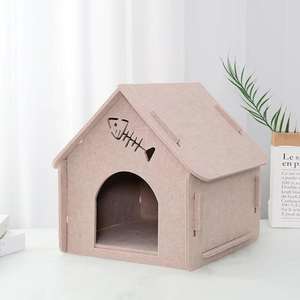 Nueva Casa para Gatos Plegable, Acústica, de Fieltro de Poliéster, Moderna y Sostenible, de Alta Calidad, con Diseño Impreso y Logotipo Personalizado - Product Image 5