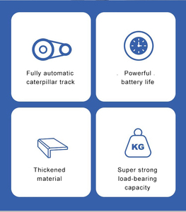 Điện Sắt Công Nghiệp Cầu Thang Leo Núi Leo Núi Xe Đẩy Tự Nâng Crawler Bốn Bánh Gấp Cấu Trúc Tay Giỏ Hàng Xe Cút Kít - Product Image 6