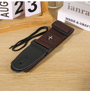 Correa de Guitarra Ajustable Cruzada, Diseño Personalizado, Patrón Elegante, Correa de Algodón para Bajo, para Guitarra Eléctrica, Acústica, Ukelele y Bajo - Product Image 5