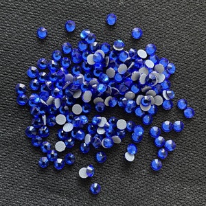 Yantuo toptan safir Ss4-ss30 düzeltme Rhinestones 1440 adet cam demir on Rhinestone taşlar gömlek kumaş elbise için - Product Image 1