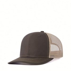 Casquette de baseball personnalisable avec patch en cuir brodé, visière incurvée, 6 panneaux, style snapback ou trucker - Product Image 2