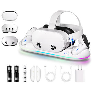 Support de charge rapide pour casque VR <span class=keywords><strong>Oculus</strong></span> <span class=keywords><strong>Meta</strong></span> <span class=keywords><strong>Quest</strong></span> <span class=keywords><strong>2</strong></span> 3 3S, station de charge avec support stable - Product Image 1